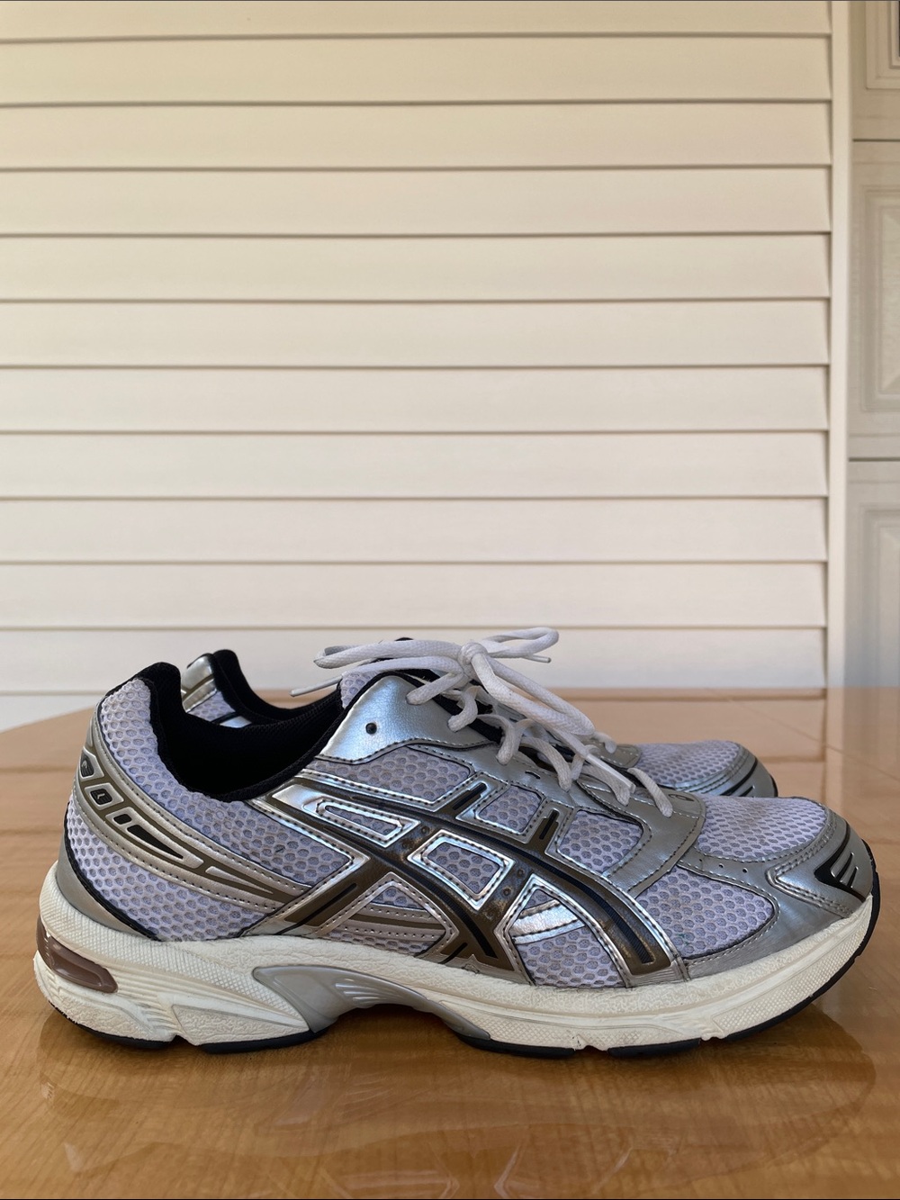 Asics Men’s Gel-1130 Athletic Running Shoes Size 11 Silver White Sports Active